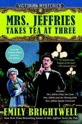 Mrs. Jeffries takes tea at three Book cover