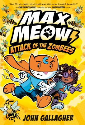 Max Meow attack of the zombees Book cover